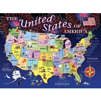 USA Map 1000 PC Puzzle von Sunsout Inc.
