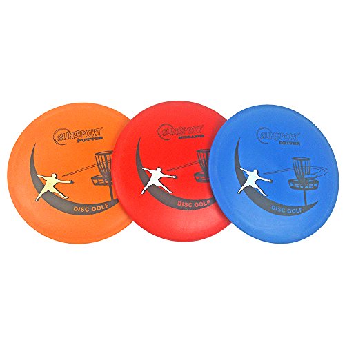 Sunsport 413-910 - Frisbeescheibe Disc Golf 3er Set von Sunsport
