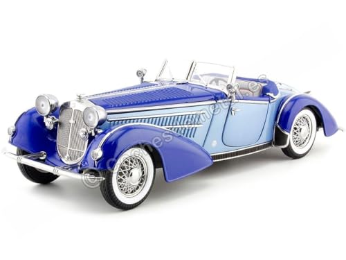 1939 Horch 855 Special Roadster Blau Bitono 1:18 Sun Star 2408 von Sunstar