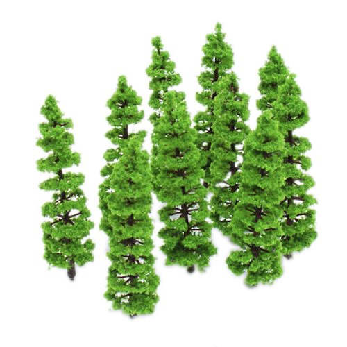 Model Tannenbaum Zug Set Plastik Stamm Landschaft HO N - 10stück Model Tannenbaum Zug Set Plastik Stamm Landschaft HO N - 10stück von MagiDeal
