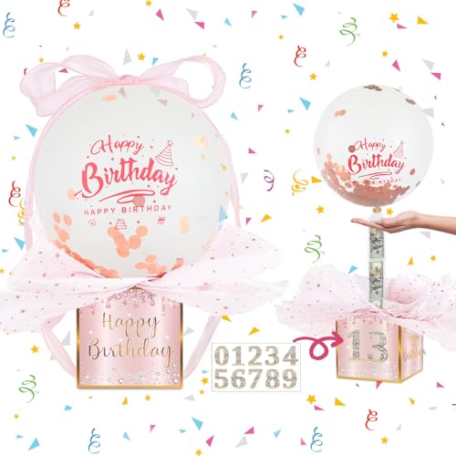 Upgraded Geldgeschenke Geburtstag DIY Überraschungsbox mit Luftballons,Geldgeschenke Verpackung,Luftballon Pull Up Geburtstag Geldgeschenk,Geburtstag Geldgeschenk Verpackung Upgraded Geldgeschenke Geburtstag DIY Überraschungsbox mit Luftballons,Geldgeschenke Verpackung,Luftballon Pull Up Geburtstag Geldgeschenk,Geburtstag Geldgeschenk Verpackung von Sunwuun