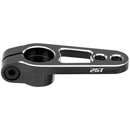 Sunydog 25t Servoarm, Lenksgetriebe Accessoire Ersatzteil, CNC -bearbeitete Aluminium (Schwarz) von Sunydog