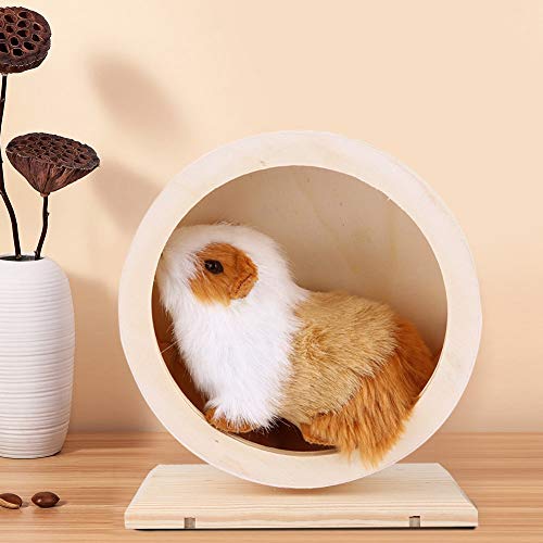 Sunydog Hölzerne Hamsterhaus Lustiges Rad Rastspielzeug Kleine Haustiere - Premiumqualität, Langlebig (S) von Sunydog