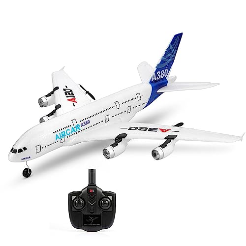 Sunydog RC Aeroplane,XK A120 Airbus A380 Modell Flugzeug 3CH EPP 2.4G Fernbedienung Flugzeug Starrflügel RTF Spielzeug als tolles Geschenk für Erwachsene von Sunydog