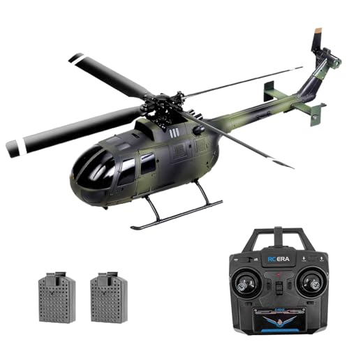 Sunydog RC Hubschrauber RC Drone Single Propeller Ohne Querruder 6-Achsen Kreiselstabilisierung RC Flugzeug Höhe halten Spielzeug Geschenk für Jungen Mädchen Erwachsene 2 Batterien von Sunydog
