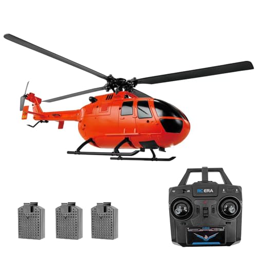 Sunydog RC Hubschrauber RC Drone Single Propeller Ohne Querruder 6-Achsen Kreiselstabilisierung RC Flugzeug Höhe halten Spielzeug Geschenk für Jungen Mädchen Erwachsene 3 Batterien von Sunydog
