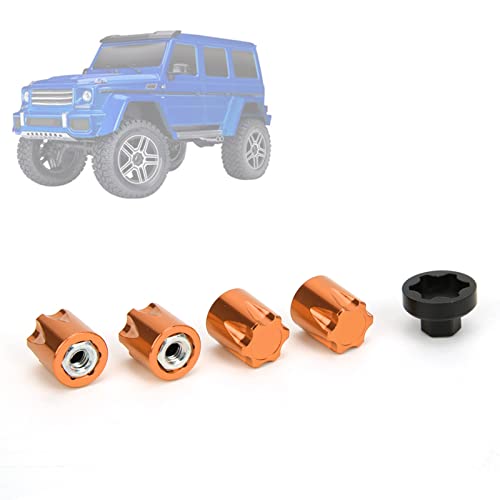 Sunydog Rad Rim Center Cap Nut Quality Upgrade Accessoire Geeignetes Axial SCX10 (Gelb) von Sunydog