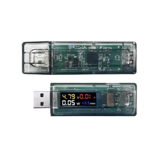 Suoumwa 2 Stück NMMiner NM-USB-Chain ESP32 120kH/S BTC Lotterieplatine mit USB-Tester USB-A zu TypC-Meter - Verbunden mit Einem Anderen Gerät von Suoumwa