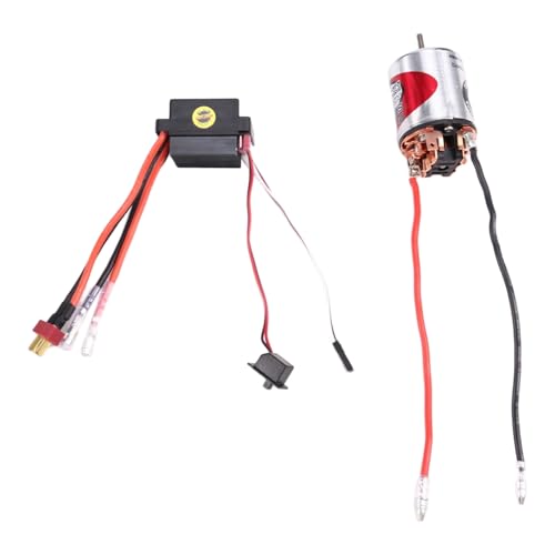 Suoumwa 540 Bürstenmotor Wasserdichter ESC 320A Geschwindigkeitsregler-Kombinationssatz für 1/10 RC Car Crawler für Axial SCX10 22T Suoumwa 540 Bürstenmotor Wasserdichter ESC 320A Geschwindigkeitsregler-Kombinationssatz für 1/10 RC Car Crawler für Axial SCX10 22T von Suoumwa