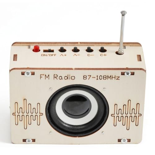 Suoumwa DIY FM Radio Model Kinder DIY Science Toys STEM Technologia Experimental Tool Kit A-40a von Suoumwa