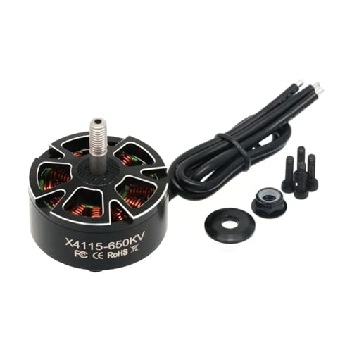 Suoumwa FPV Freestyle Drone Teile X4115 650 KV Bürstenloser Motor 3-8s Drohnenmotor für RC Multirotor Quadcopter von Suoumwa