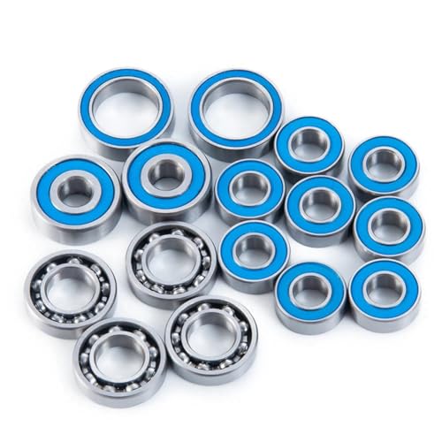 Suoumwa Für Axiale SCX10 II AR44 1/10 RC Crawler Car Wheel Hub Versiegelte Lagerkit- Upgrade-Teilezubehör (16 Stcs) von Suoumwa