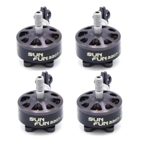 Suoumwa Für RC Drone Quadcopter Ersatzteile 4pcs- Sun Fun 2207 1750 KV 2450 KV 2750 KV CW Faden FPV Racing BISSLESS Motor 2207 1750 KV Suoumwa Für RC Drone Quadcopter Ersatzteile 4pcs- Sun Fun 2207 1750 KV 2450 KV 2750 KV CW Faden FPV Racing BISSLESS Motor 2207 1750 KV von Suoumwa