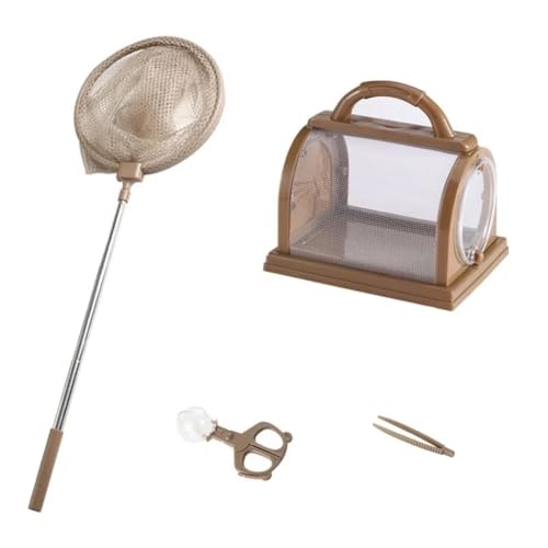 Suoumwa Outdoor-Erkundungsset für Kinder - Insektensammelset für Grundschule und Kindergarten, Inkl. Schmetterlings-Beobachtungskäfig von Suoumwa