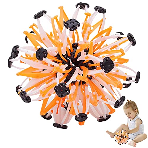 Supatmul Versenkbare Ma-gic Flower Ball, Sicher Veränderbar Erweiterbarer Teleskopball für Angst, Entspannung, Meditation, Stressabbau, Hand fangen Atmen Blume Bälle für Erwachsene und Kinder von Supatmul