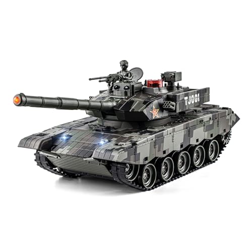 1/24 Rc Panzer, China 99 Ferngesteuerter Kampfpanzer RC Spielzeug, 2.4GHz Fernbedienung Panzer, Panzer Modell mit Lebenskontrollleuchte, Panzer für Kinder ab 6 Jahren Jungen von Supdex