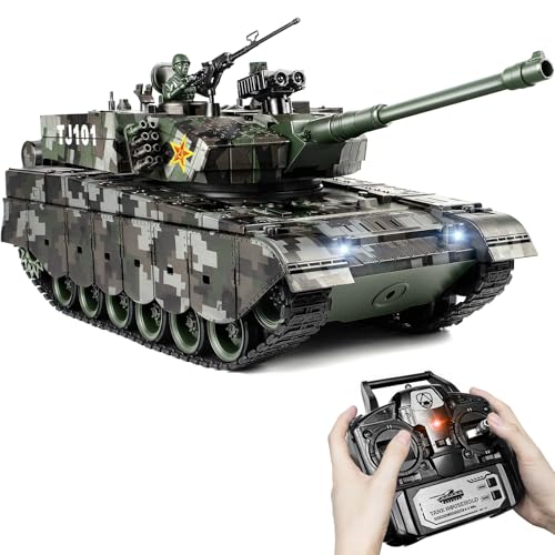 Supdex 1:18 RC Panzer, 2.4GHz Chinese 99 Ferngesteuerter Kampfpanzer, RC Fahrzeug Armee-Spielzeug mit das Airsoft-BBS und Wasserbomben schie?t Supdex 1:18 RC Panzer, 2.4GHz Chinese 99 Ferngesteuerter Kampfpanzer, RC Fahrzeug Armee-Spielzeug mit das Airsoft-BBS und Wasserbomben schie?t von Supdex