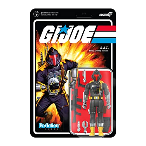 Super 12 RE-GIJOW04-BAT-01 Cobra Figur, Schwarz von Super7