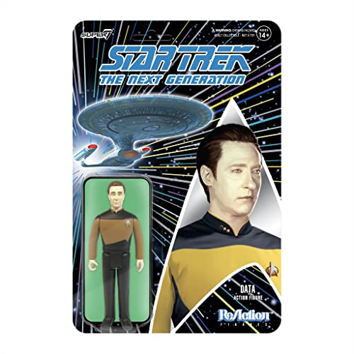 Super 7 - Star Trek: The Next Generation Reaction Figure Wave 1 - Daten Super 7 - Star Trek: The Next Generation Reaction Figure Wave 1 - Daten von Super7