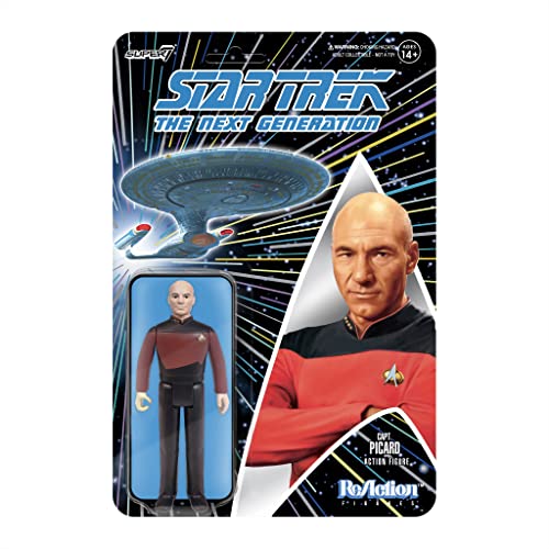 Super 7 - Star Trek: The Next Generation Reaction Figure Wave 1 - Captain Picard von Super7