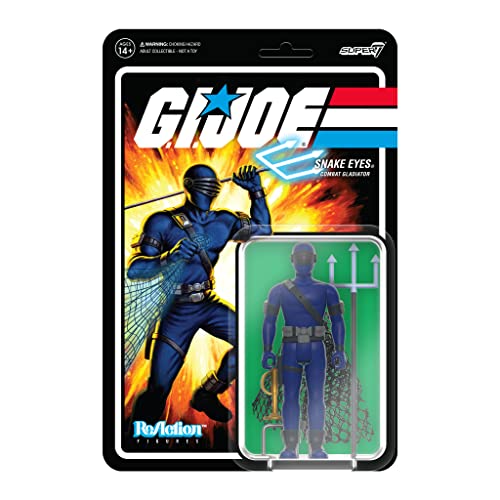 Super 7 G.I. Joe Snake Eyes Combat Gladiator - Super7 9,5 cm Reaktionsfigur von Super7