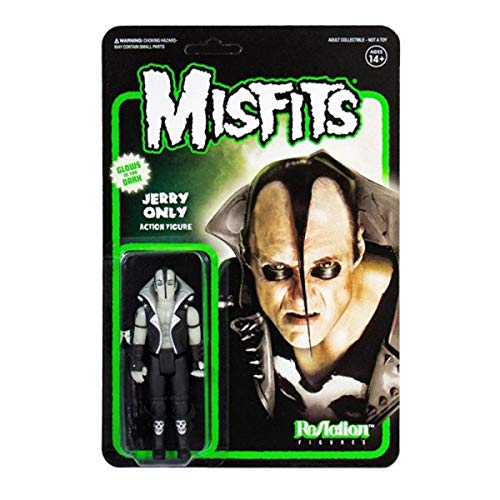 Super 7 Misfits Reaction Figure - Jerry Only - Glow in The Dark, Black von Super 7