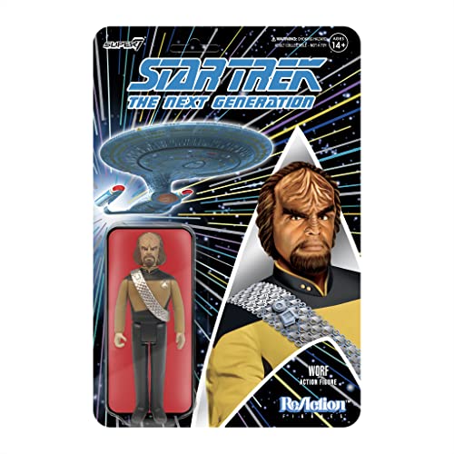 Super 7 - Star Trek: The Next Generation Reaction Figure Wave 1 - Worf von Super7