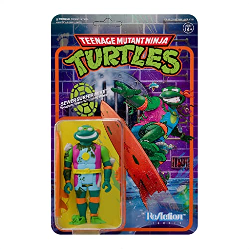 Super 7 Sewer Surfer Micelangelo - Teenage Mutant Ninja Turtles W3 von Super7