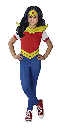 Super Hero Girls Wonder Woman Kostüm und Perücke SHG in Box, Größe XL (Rubie 's Spain 630576-xl) von Super Hero Girls