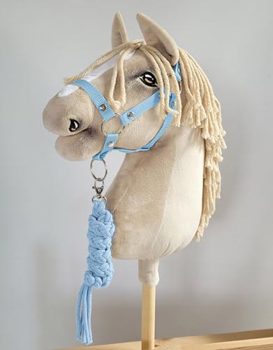 Hobby Horse Set Halfter A3 + Lanyard - blau Kein Pferd enthalten von Super Hobby Horse