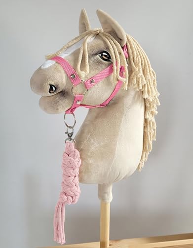Hobby Horse Set: Halfter A3 + Seilbefestigung - pink Kein Pferd enthalten von Super Hobby Horse