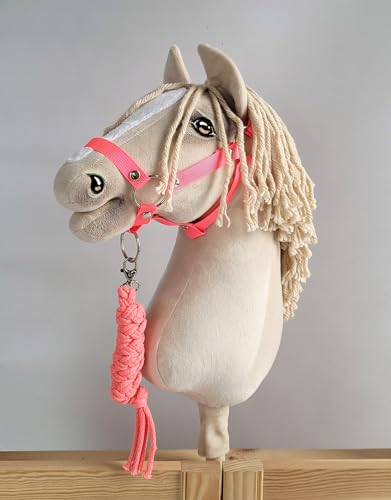 Hobby Horse Set: Kante A3 + Strang binden - neon-pink von Super Hobby Horse