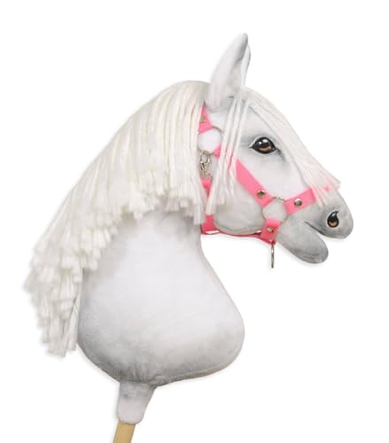 Verstellbares Halfter für Hobby Horse A3. Set ohne Pferd. Rosa. von Super Hobby Horse