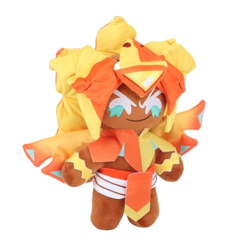 Super JAKES Shadow Milk Cookie Plush, Cookie Run Kingdom Plushies Pillow for Game Fans,Stuffed Figure Doll Birthday for Boys Girls (Golden Cheese) von Super JAKES