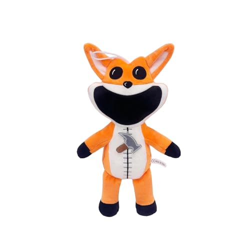 Super JAKES Smiling Critters Plush Toy, CatNap Plush Smiling Critters Cartoon Stuff Dolls for Game Fans Favors Preferred Gifts for Kids Toddler Birthday（Fox） von Super JAKES