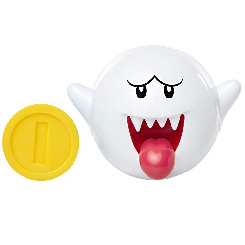 Jakks Pacific Nintendo Super Mario - Boo mit Münze - 10 cm Figur - Wave 23 von Jakks Pacific