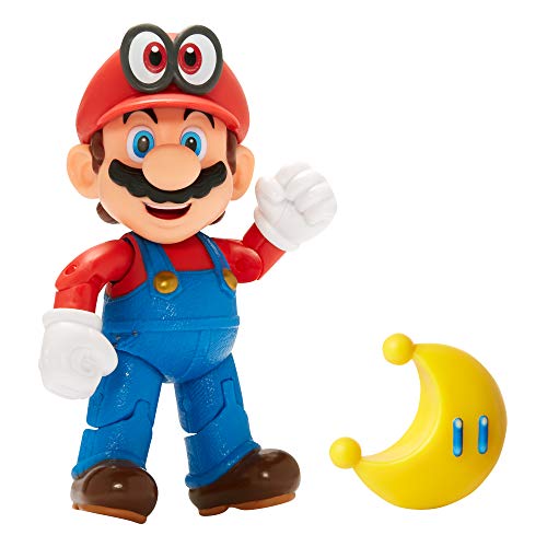 Nintendo 10 cm große Figur Mario mit Cappy und gelbem Power-Mond Nintendo 10 cm große Figur Mario mit Cappy und gelbem Power-Mond von Super Mario