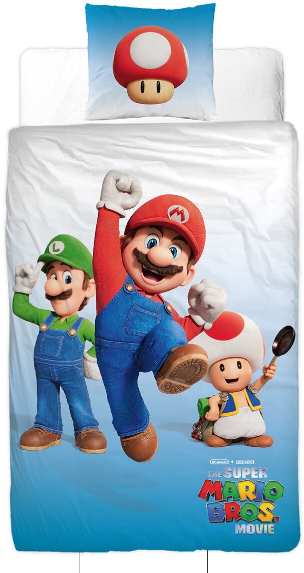 Nintendo Super Mario Bettwäsche 150x210 cm von Super Mario