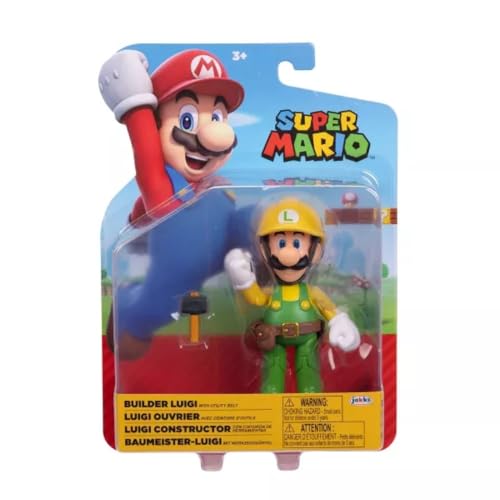 SUPER MARIO Builder Luigi Actionfigur, 10,2 cm SUPER MARIO Builder Luigi Actionfigur, 10,2 cm von Super Mario