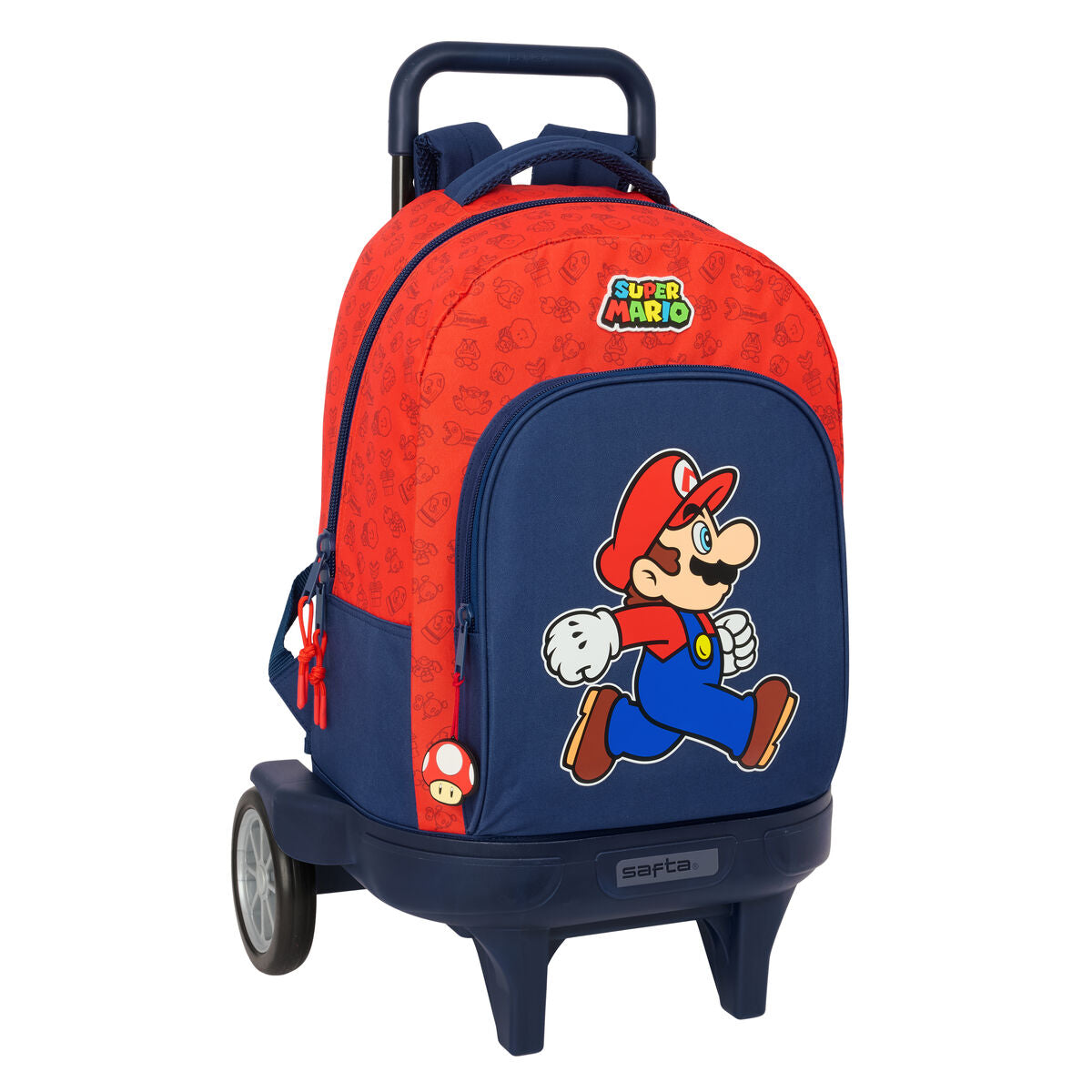 Schulranzen Super Mario Trick Rot Dunkelblau 33 x 45 x 22 cm von Super Mario