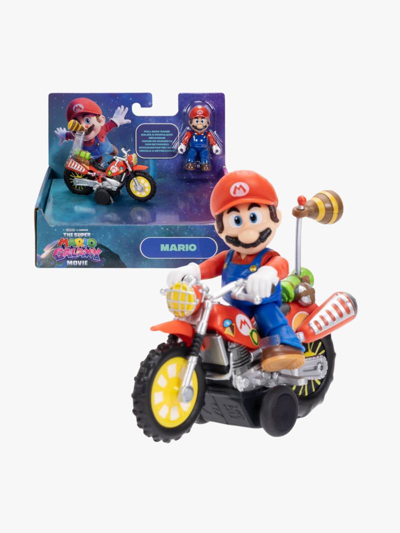 Super Mario Galaxy Movie Figur mit Motorrad von Super Mario