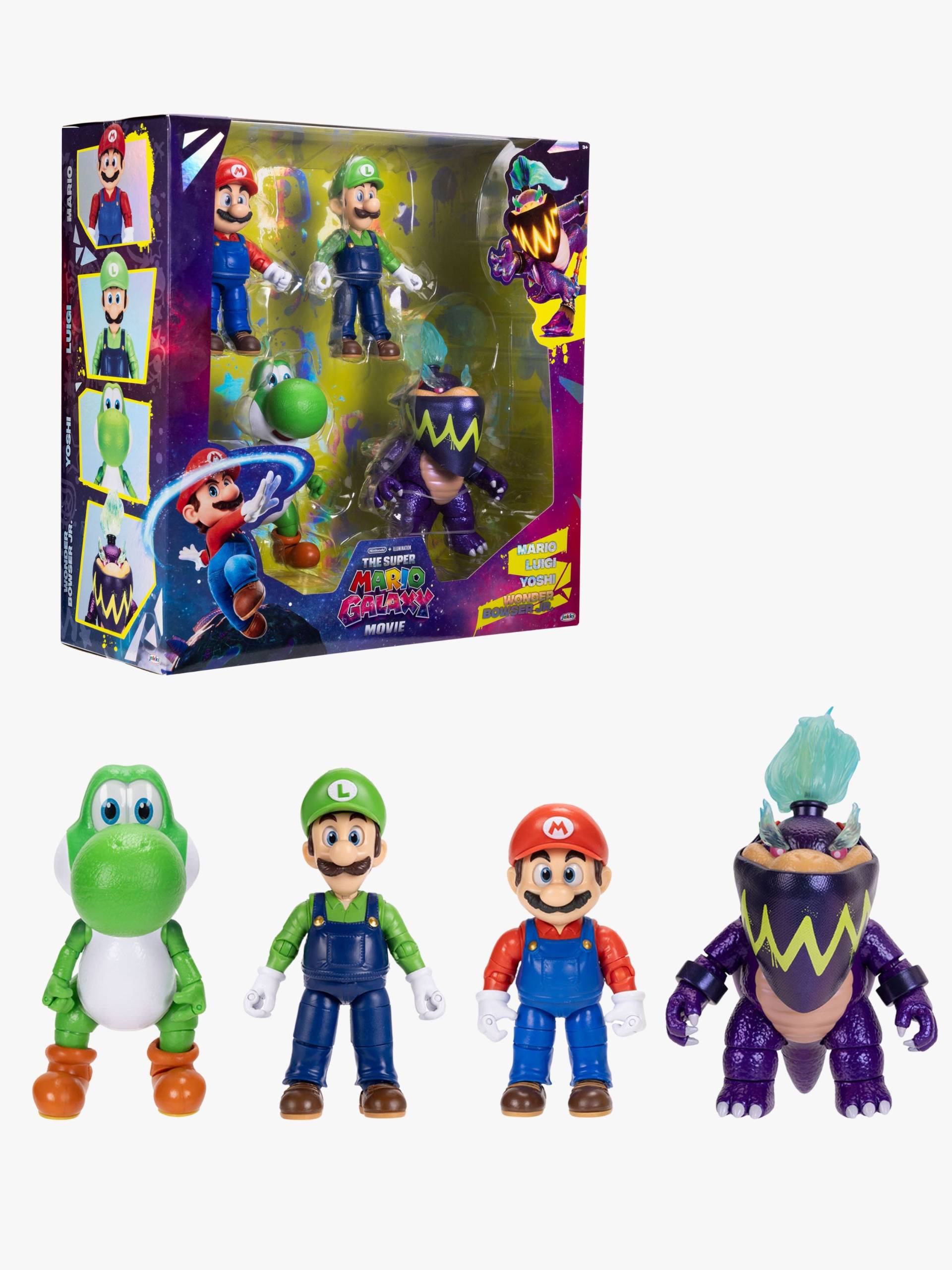 Super Mario Galaxy Movie Figurenset 4er-Pack von Super Mario