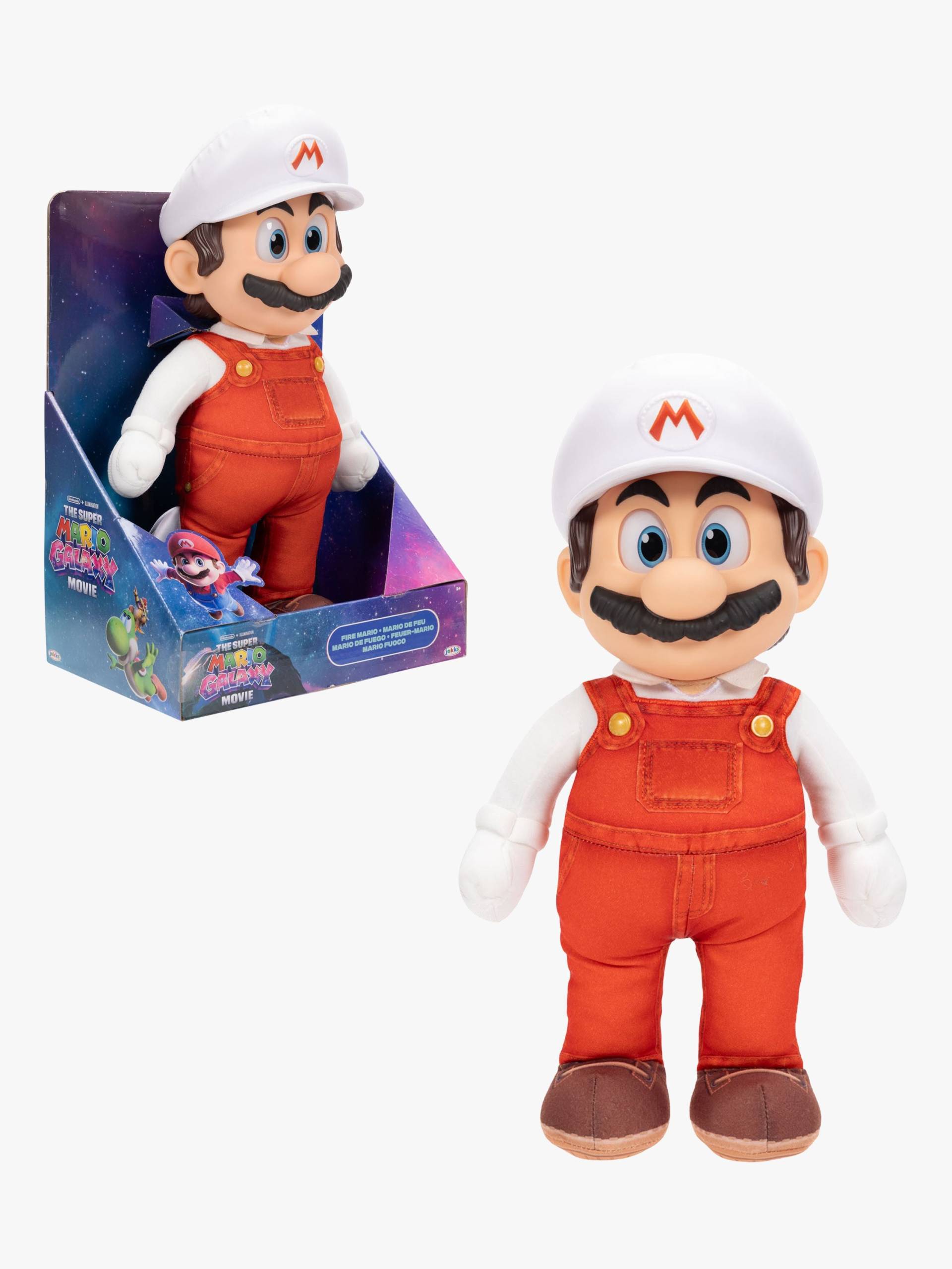 Super Mario Galaxy Movie Kuscheltier Fire Mario 35 cm von Super Mario