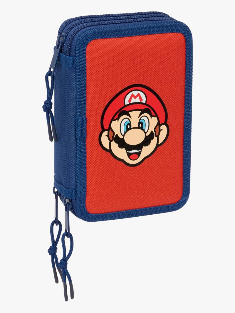 Super Mario Gefülltes Dreifach-Federmäppchen 37 Teile, Mamma Mia von Super Mario