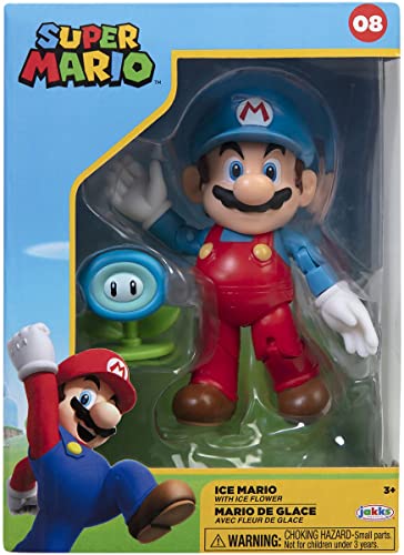 Super Mario Ice Mario Unisex Sammelfiguren Standard Kunststoff Fan-Merch, Gaming von Super Mario
