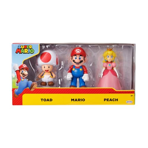 Super Mario Nintendo 3er Pack Mario & Friends, 10 cm von Super Mario