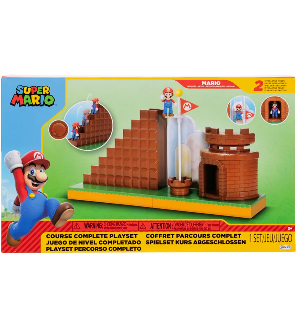 Super Mario - Nintendo Super Mario 2,5 Level End-Spielset - Super Mario - One Size - Spielzeug von Super Mario