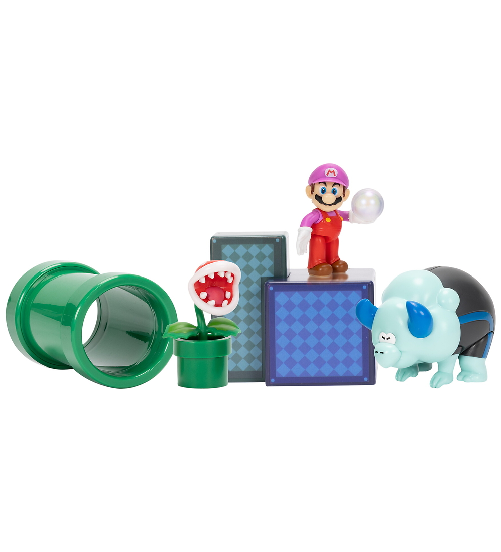Super Mario Spielset - Nintendo 2,5" Super Mario Wunder-Diorama - Super Mario - One Size - Spielzeug von Super Mario