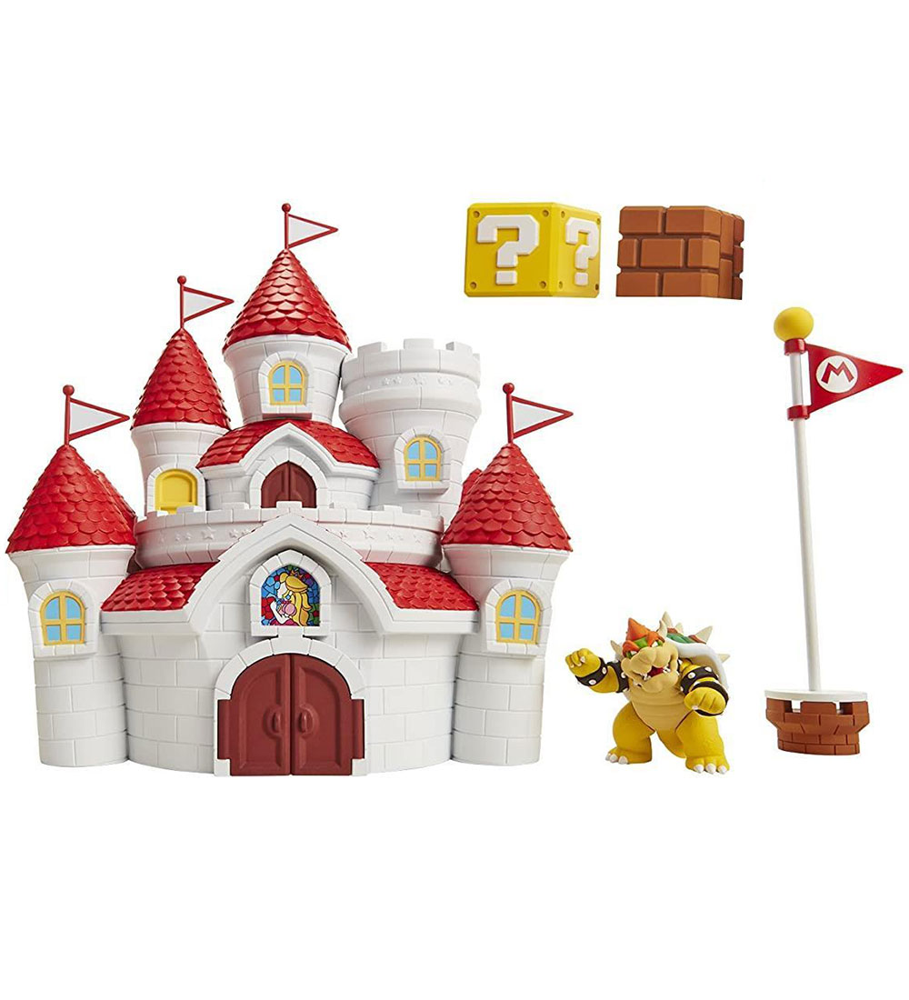 Super Mario Spielset - Pilzkönigreich-Spielset - 16 Teile - Super Mario - One Size - Spielzeugfiguren Super Mario Spielset - Pilzkönigreich-Spielset - 16 Teile - Super Mario - One Size - Spielzeugfiguren von Super Mario
