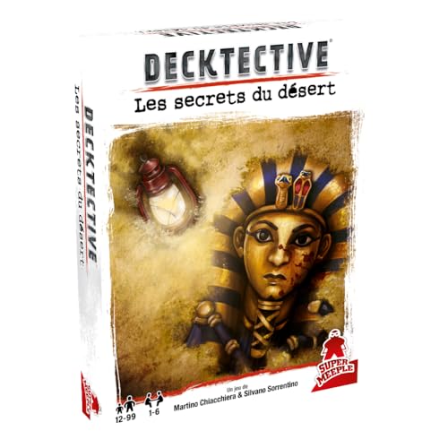 Decktective – Die Geheimnisse der Wüste – Ermittlungsspiel Super Meeple, (JDPSMP104) von Super Meeple